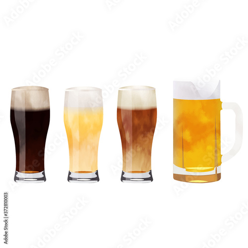 色々な種類のビール
