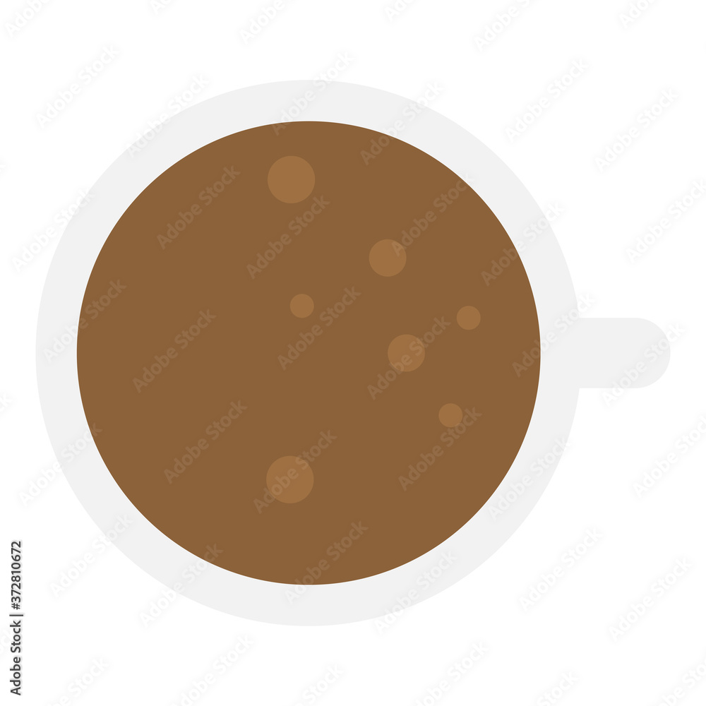 Isolated coffee cup icon. Hot beverage - Vector Isolated coffee cup icon. Hot beverage - Vector