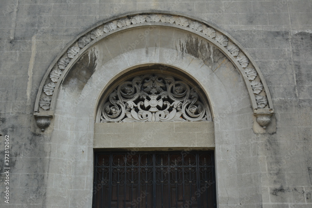Fototapeta premium Manila Cathedral church door at Intramuros in Manila, Philippines
