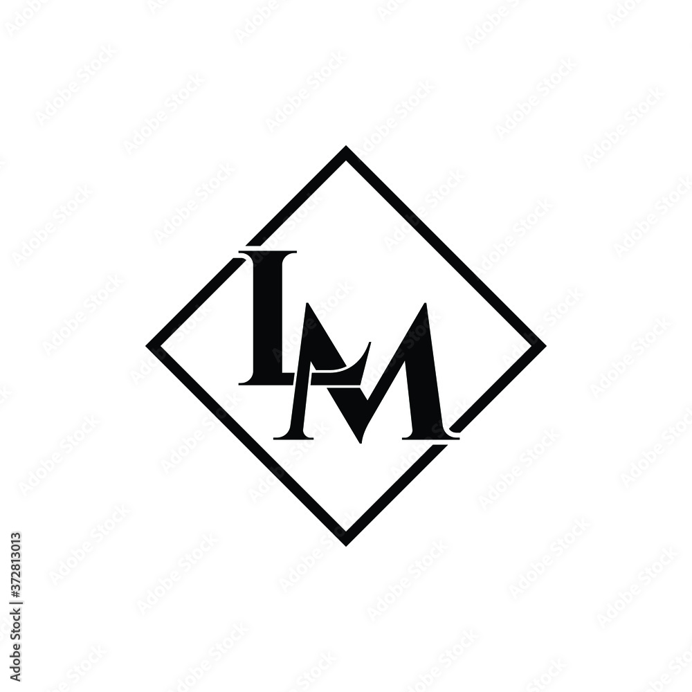 Letter LM luxury logo design vector Letter LM luxury logo design vector