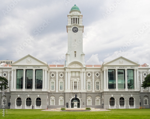 Photography Victoria Theatre and Concert Hall along Empress Place - Singapore
