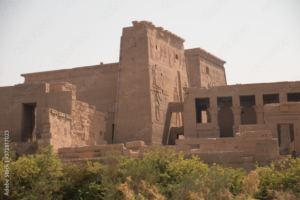 Philae Temple, sunrise, Aswan, Egypt