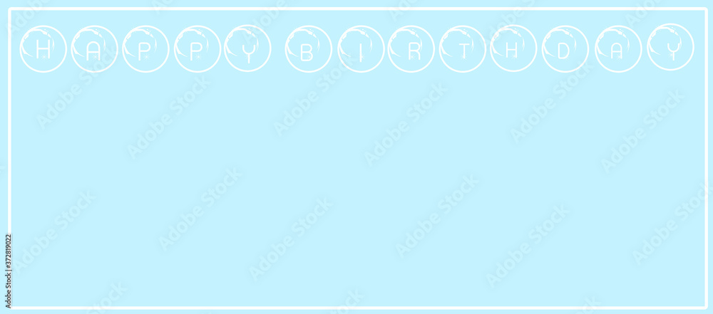 Happy Birthday. Design template for birthday celebration. Happy Birthday. Design template for birthday celebration.