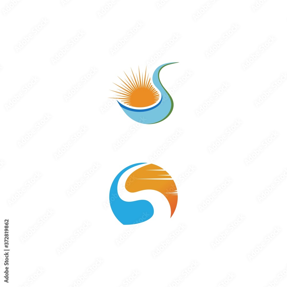 River vector icon illustration River vector icon illustration
