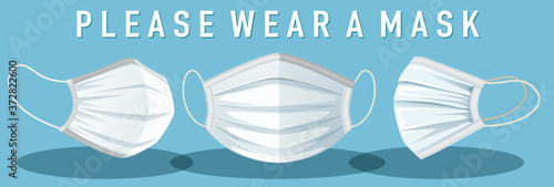 Please wear mask sign