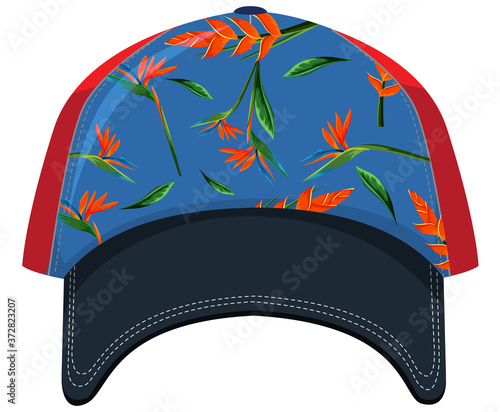 Isolated cap on white background