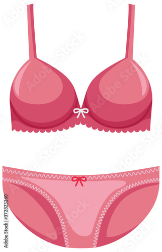 Isolated cute female underwear
