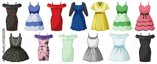 Isolated beautiful female outfit