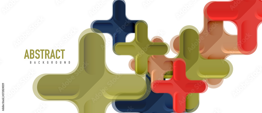 Glossy multicolored plastic style cross composition, x shape design, techno geometric modern abstract background. Trendy abstract layout template Glossy multicolored plastic style cross composition, x shape design, techno geometric modern abstract background. Trendy abstract layout template