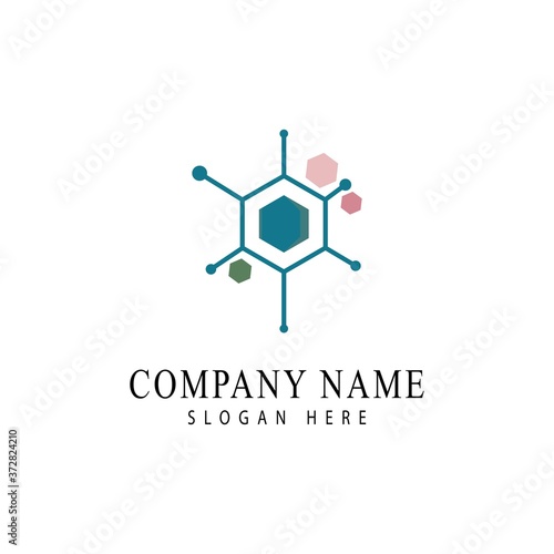 Abstract medical background substance and molecules