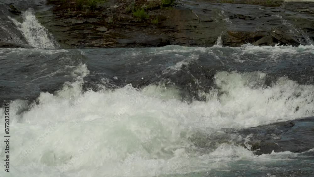 Waterfall in slowmotion on Vancouver Island. Waterfall in slowmotion on Vancouver Island.