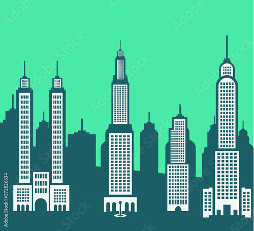 vector city icons set