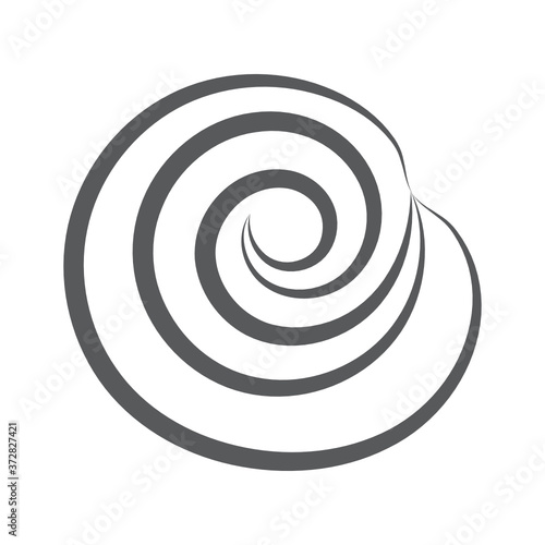 
Doodle design of swirl roll, hand drawn vector of snack 
