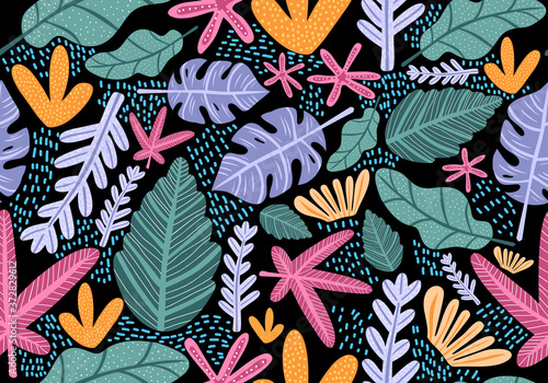 Seamless vintage pattern wi...