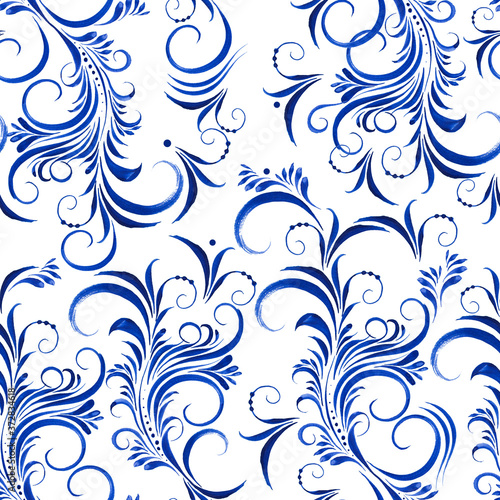 Decorative seamless texture. Luxury ornament