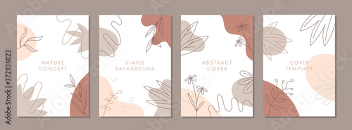 Set of abstract creative artistic templates. Universal cover Designs for Annual Report, Brochures, Flyers, Presentations, Leaflet, Magazine.