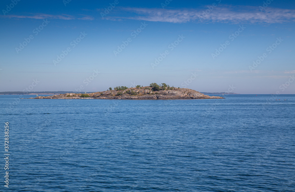 An island in the sea. Stockholm outer archipelago 