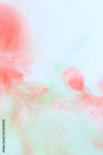 abstract red and green water colour background