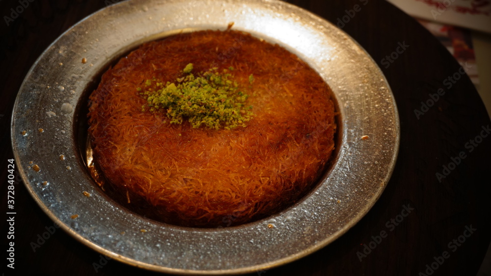 Künefe turkish dessert sweets Künefe turkish dessert sweets