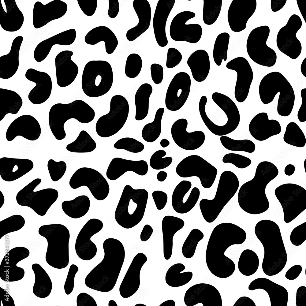 Seamless animal pattern. Leopard texture Seamless animal pattern. Leopard texture
