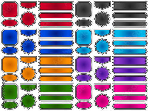 ゲーム／フレーム／枠／メタル／A／8色