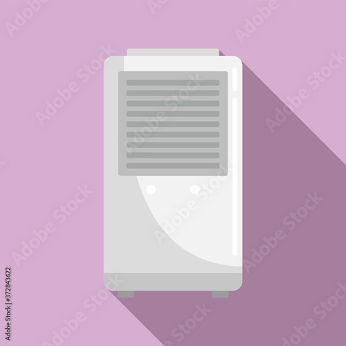 Air conditioner stand icon. Flat illustration of air conditioner stand vector icon for web design