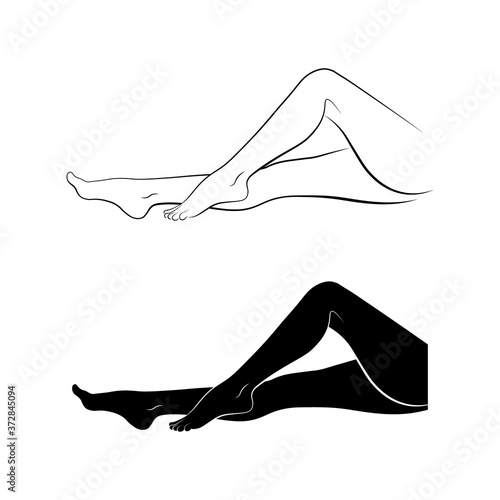 50+ Beautiful Shapely Legs Young Woman Silhouettes Stock Photos, Pictures &  Royalty-Free Images - iStock