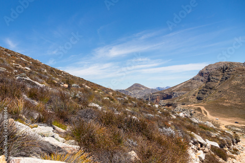 Panorama along the 4x4 Trail of Matroosberg, east of Ceres, Western Cape, South Africa