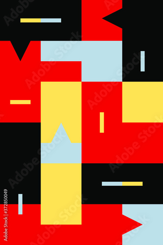 Color geometric design, vector background. Free Download Color geometric design, vector background. - GFXLoad
