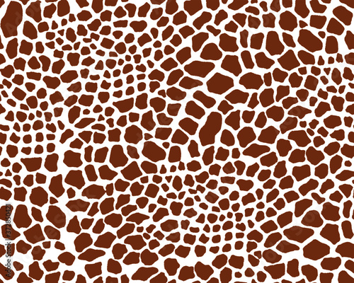 seamless giraffe skin like pattern