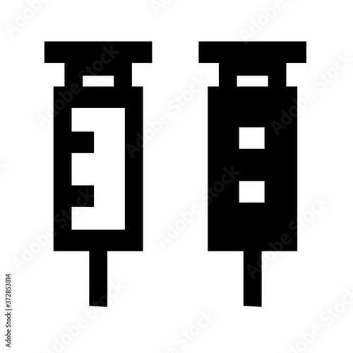 Simple Syringe icon sign design
