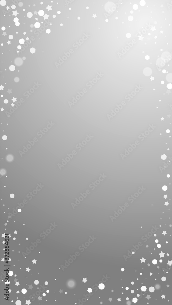 Fototapeta premium Magic stars random Christmas background. Subtle fl