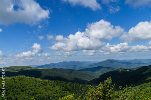 Połonina Dźwiniacka panorama - Bieszczady