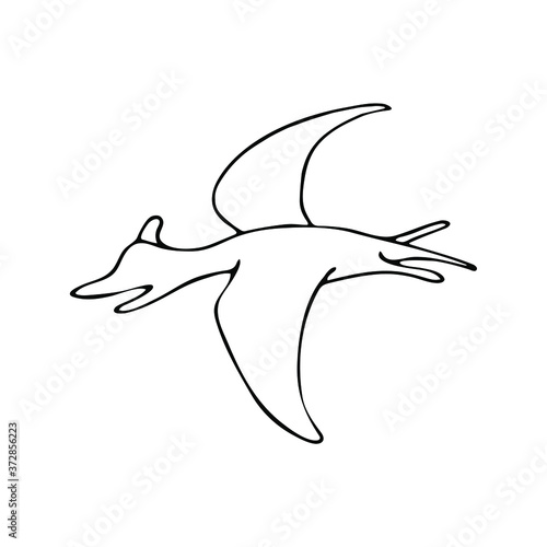 Vector dinosaur for kids design.