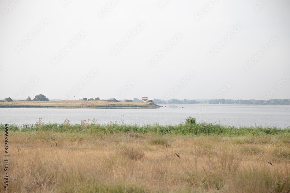 Fototapeta premium The beautiful Danish coast landscape