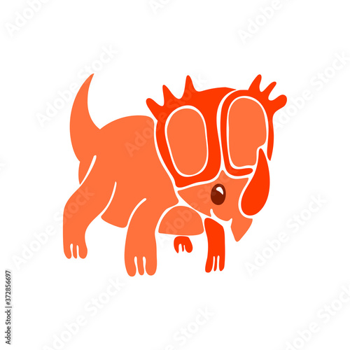 Vector dinosaur for kids design.