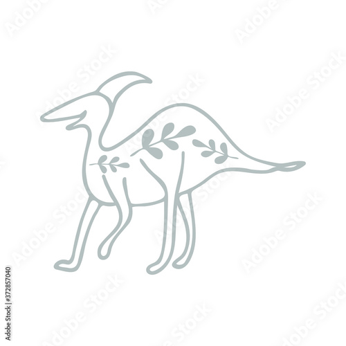 Vector dinosaur for kids design.