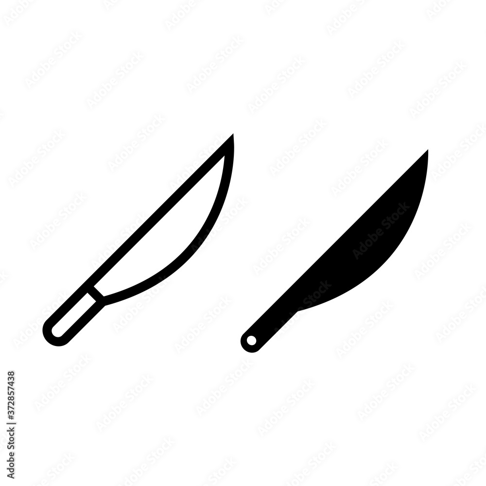 Fototapeta premium Simple Scalpel Icon sign design