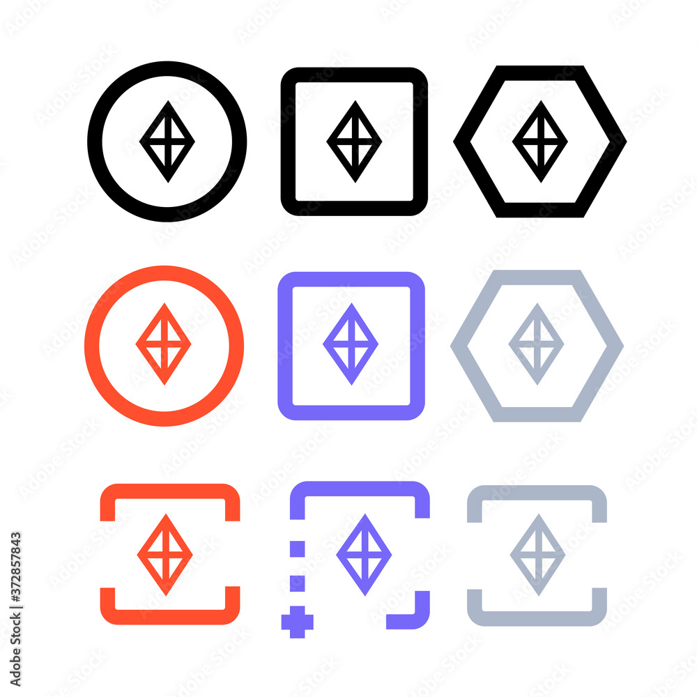 gem icon , diamond icon gem icon , diamond icon