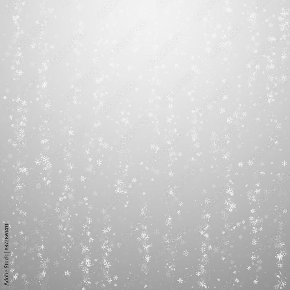 Beautiful snowfall Christmas background. Subtle fl Beautiful snowfall Christmas background. Subtle fl