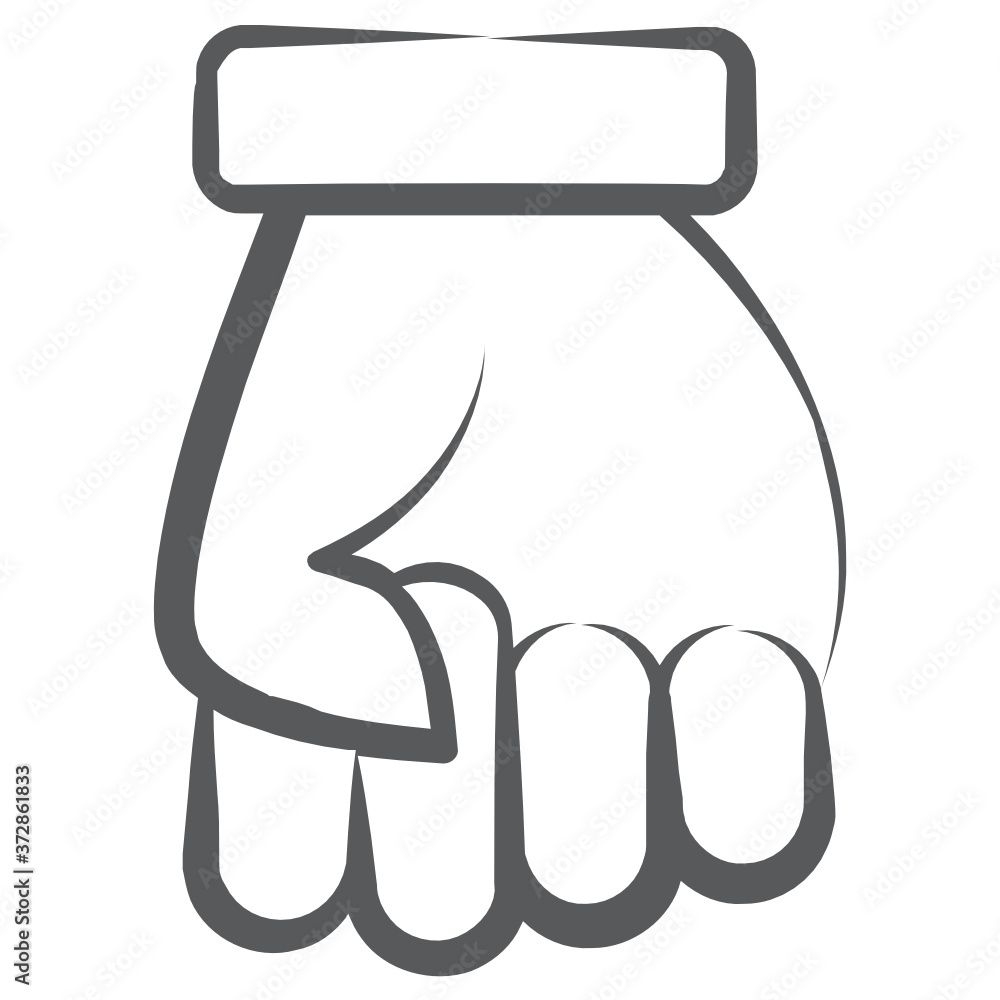 Hand down icon style, anger hand in editable style
Hand down icon style, anger hand in editable style