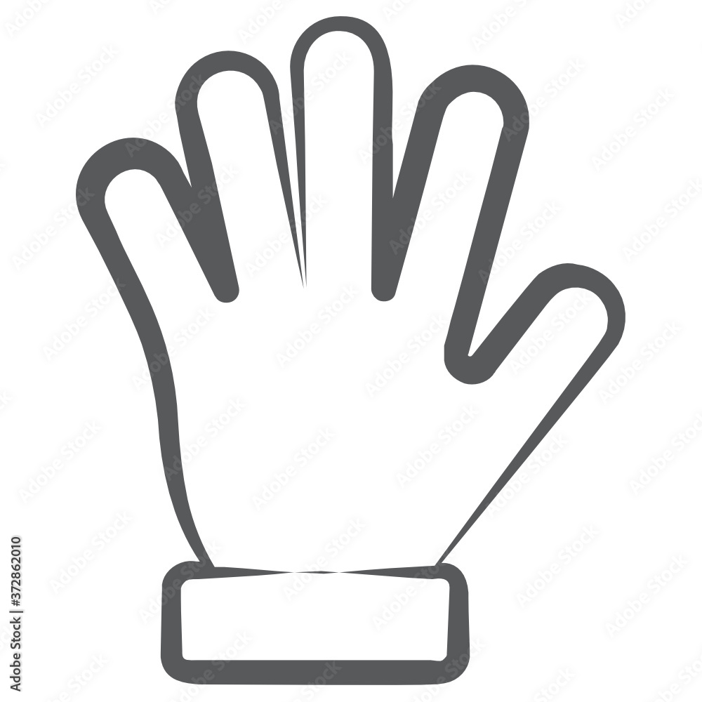 Trendy vector of five fingers, hand gesture
Trendy vector of five fingers, hand gesture