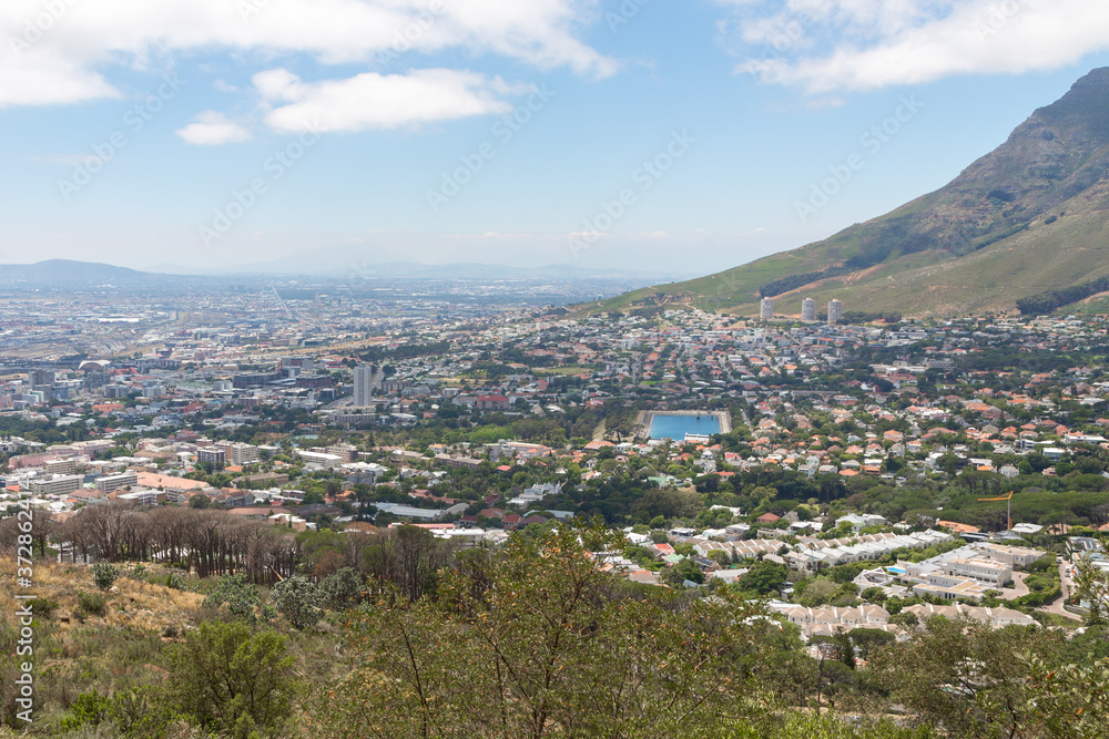 View on Cape Town from Signal Hill, Western Cape, South Africa