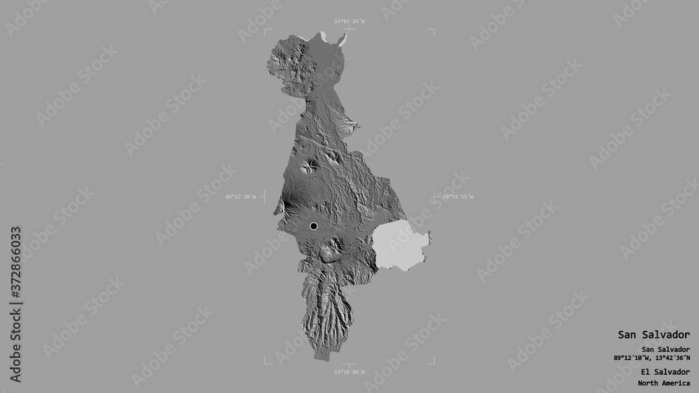 San Salvador - El Salvador. Bounding box. Bilevel San Salvador - El Salvador. Bounding box. Bilevel