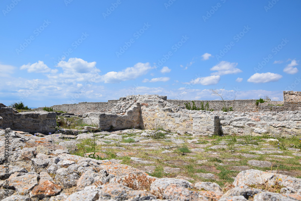 Remains in Cape Kaliakra Bulgaria Touristic Destination