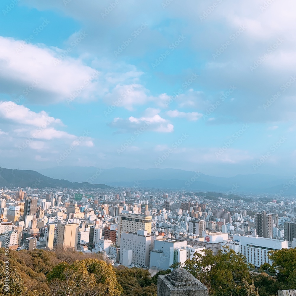 view of the city