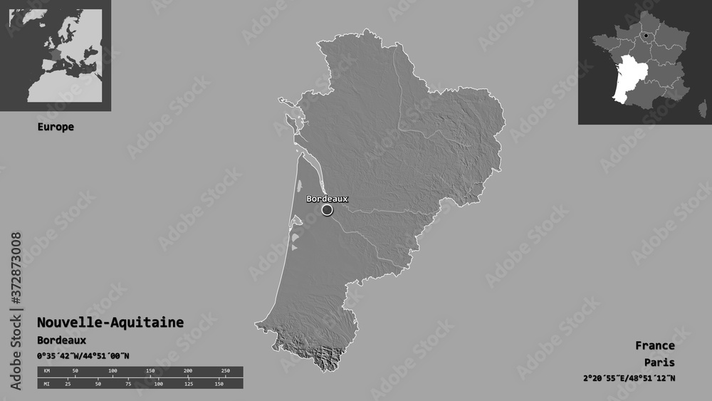 Nouvelle-Aquitaine, region of France,. Previews. Bilevel