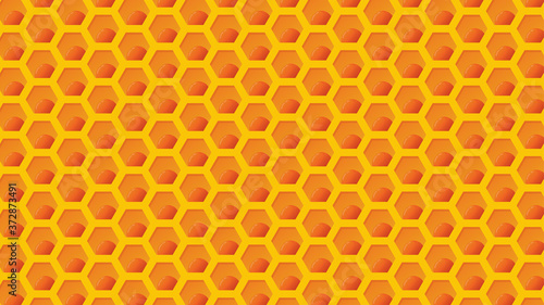 Honeycomb pattern vector. free space for text. wallpaper. background.