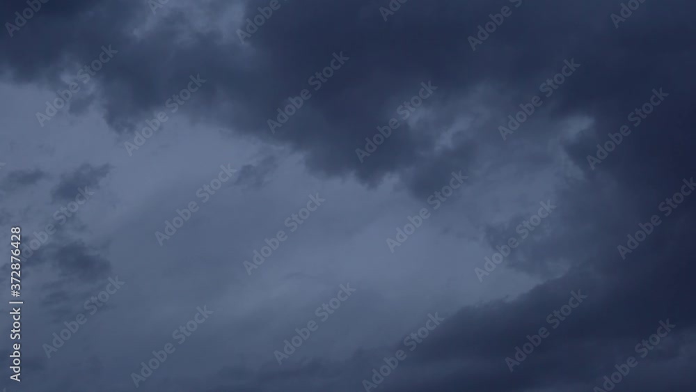 Dramatic Menacing Gray Clouds with an Impending Storm. Background of Rain Clouds and Stormy Sky. Time Lapse of Storm Clouds in a Gray Sky. Dramatic Menacing Gray Clouds with an Impending Storm. Background of Rain Clouds and Stormy Sky. Time Lapse of Storm Clouds in a Gray Sky.