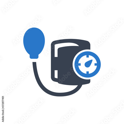 Blood pressure cuff icon